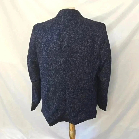 Men's jacket blazer navy blue / white - Picture 9 of 10
